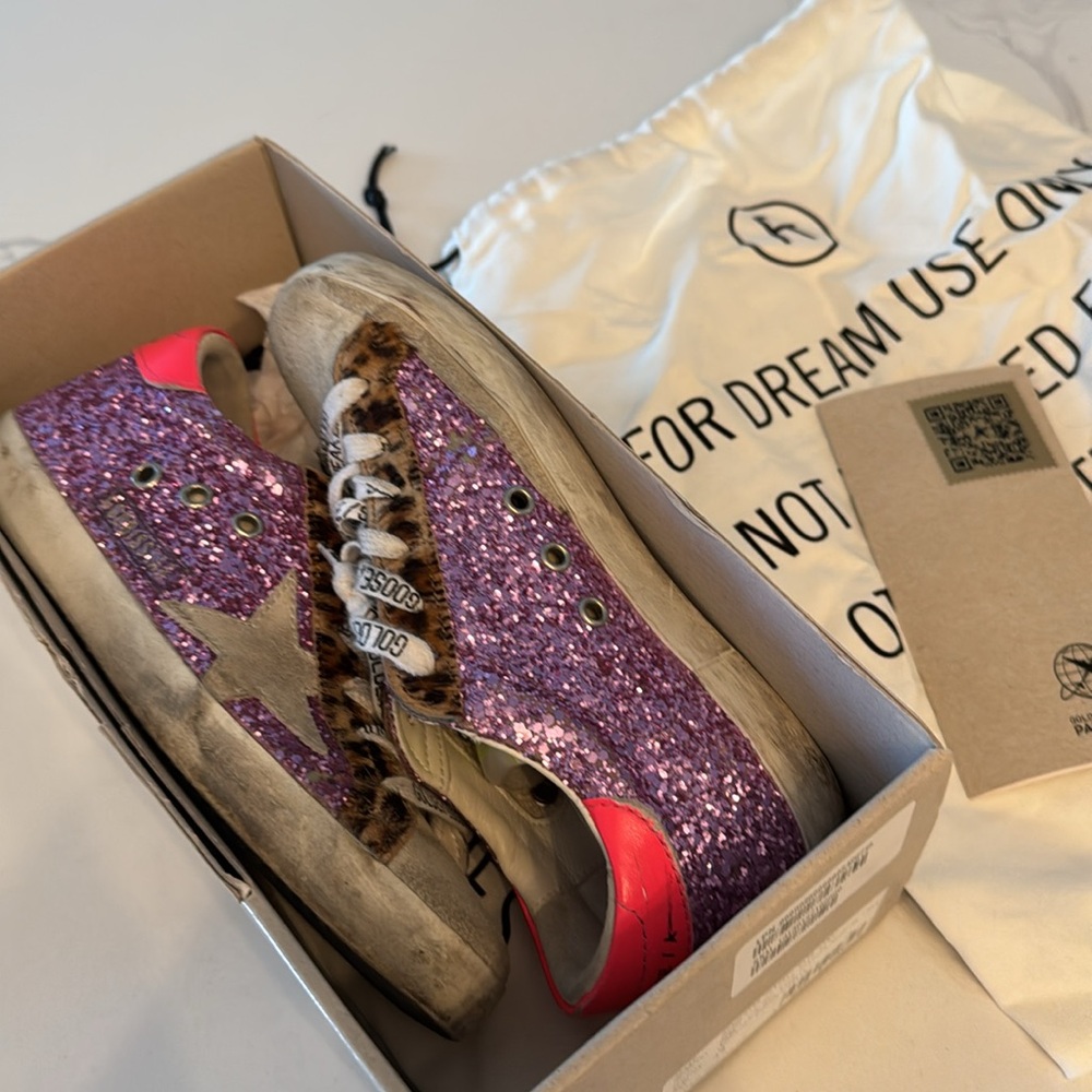 Golden Goose super star Glitter Sneakers
